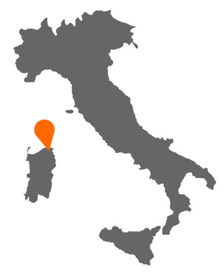 Map Olbia Italy 